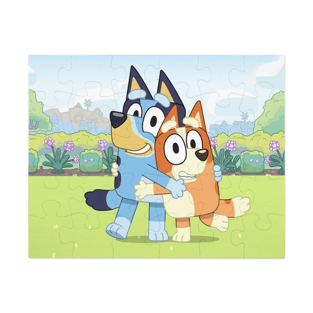 Bluey Jigsaw Puzzle for Kids 30 Pieces Etsy