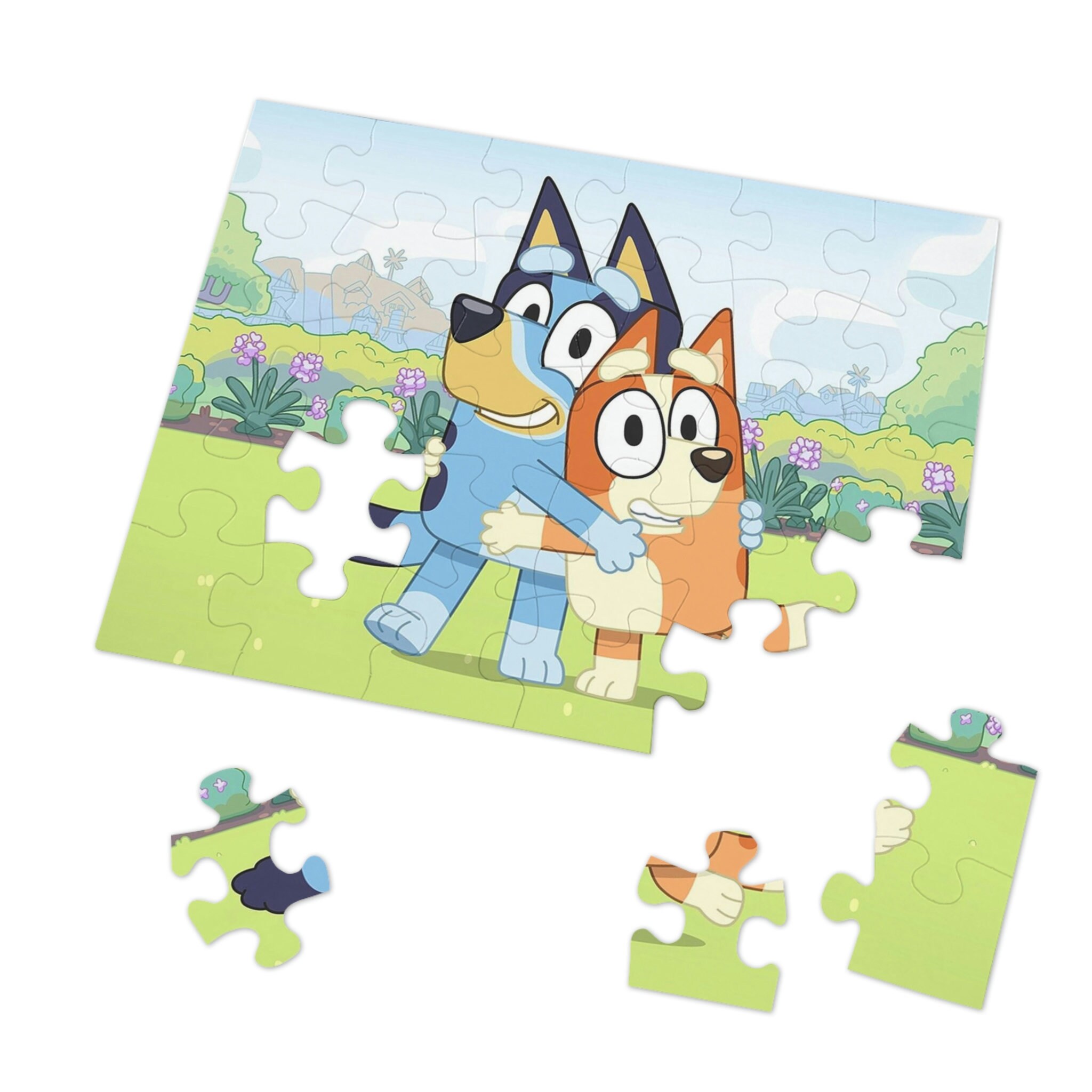 Bluey Jigsaw Puzzle for Kids 30 Pieces Etsy