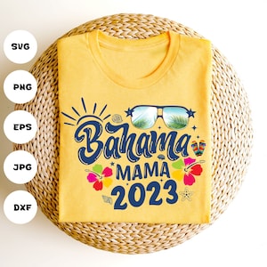 Get Tropical with Bahama Mama 2023: svg, png, eps, dxf, jpg designs for your next diy project