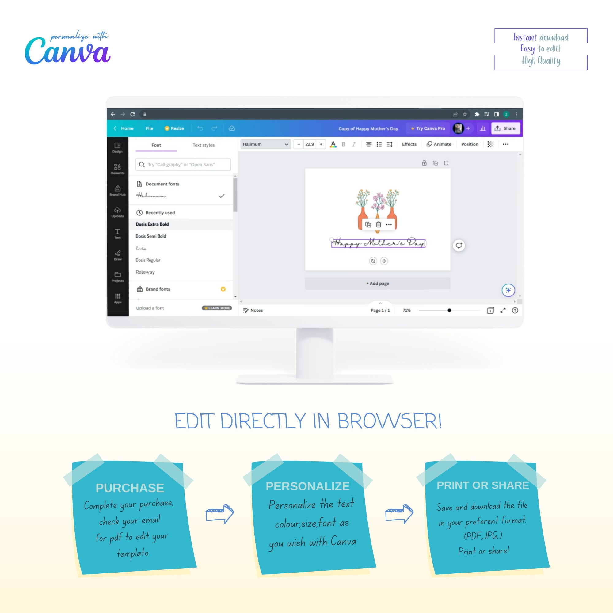 First Tooth Girl Party Invitation, Pink Party Invitation, Editable ...