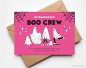 Spooky Trick or Treat Party Invitation Template (Canva Editable, Digital Download)