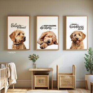 Arte de pared para guardería Goldendoodle, arte Goldendoodle para guardería, arte Goldendoodle para guardería, arte Goldendoodle para guardería, arte Golden Doodle para guardería, guardería Golden Retriever