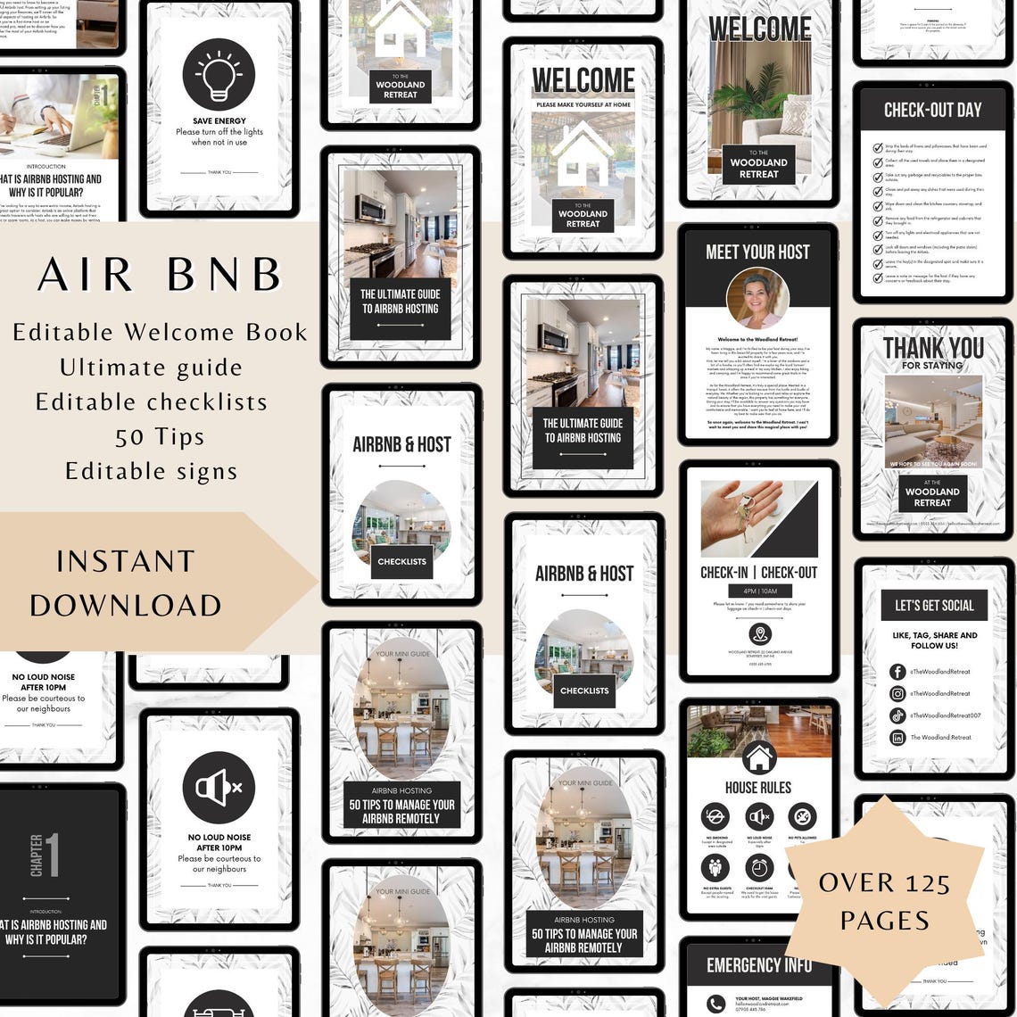 Air Bnb Digital Welcome Guide, Air Bnb Guest Guide, Air Bnb Guide ...
