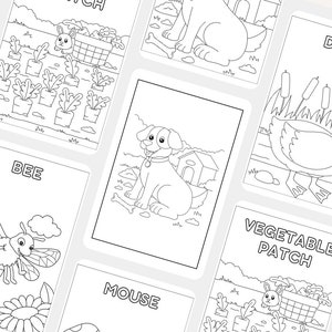 Coloring pages for Kids, Printable Colouring Sheets, instant download,fun animals, birds, nature, spring themed, Instant download