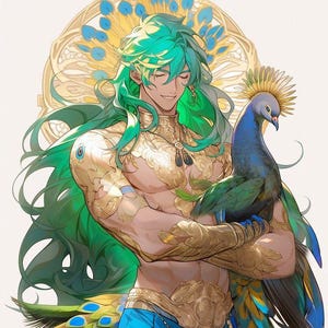 I | Prince Peacock Shifter Spirit Companion | Charisma, Luck & Self-Love Boost