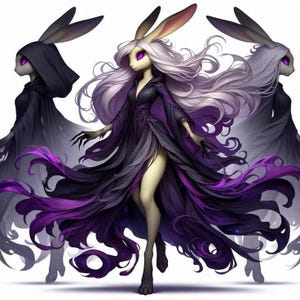 N | Lunar Shadow Hare Spirit Binding | Protection, Spirit Cleansing, Divination Aid, Dream Messenger, Spirit Bridge, Arcane Amplification