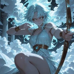 C | Lunar Huntress Spirit Companion | Truth-Seeking, Protection & Moon Magic