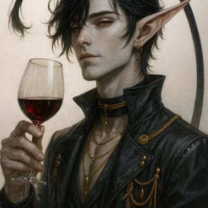 V | Highborn Shadow Fae Spirit Companion | Glamour Magic, Charisma Boost, Protection & Emotional Clarity