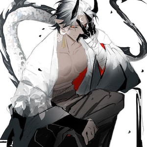 S | Draconic Oni Spirit Companion | Spirit Banishing, Combat Magic, Astral Protection & Strategic Warding