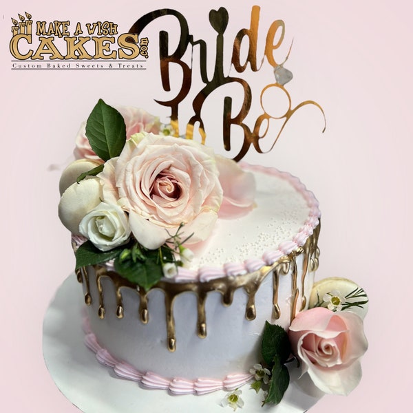 Bride To Be Cake Topper