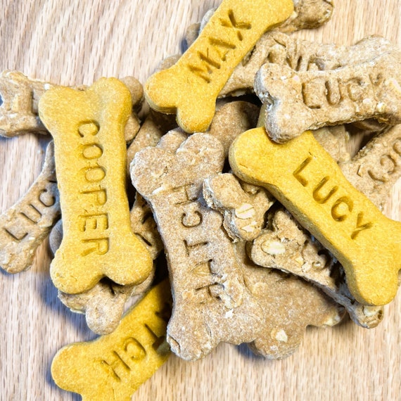 Homemade Personalized Dog Treats Grain free Dog Treats Pet Gift Dog Birthday Gift Holiday Dog Gift 12 Treats per Bag Etsy