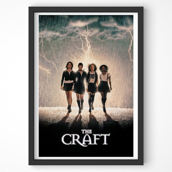 The Craft Poster, The Craft Print, Gaming Poster, TV Series poster, Gaming Print, Video game art, Wall Art, TV