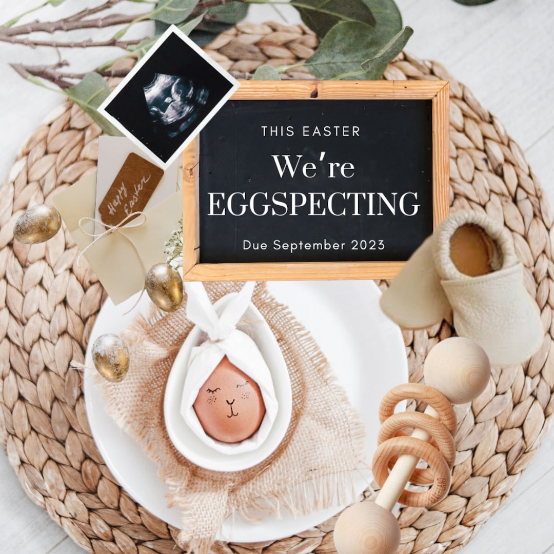 Easter Pregnancy Announcement