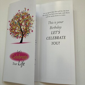 Christian Birthday Greeting Card Celebrating Life, Scripture