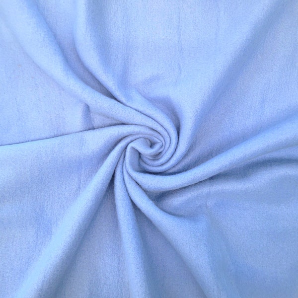 FLEECE Blizzard Solid Light Sky Blue PRE-CUT Polar Fleece 100% Polyester