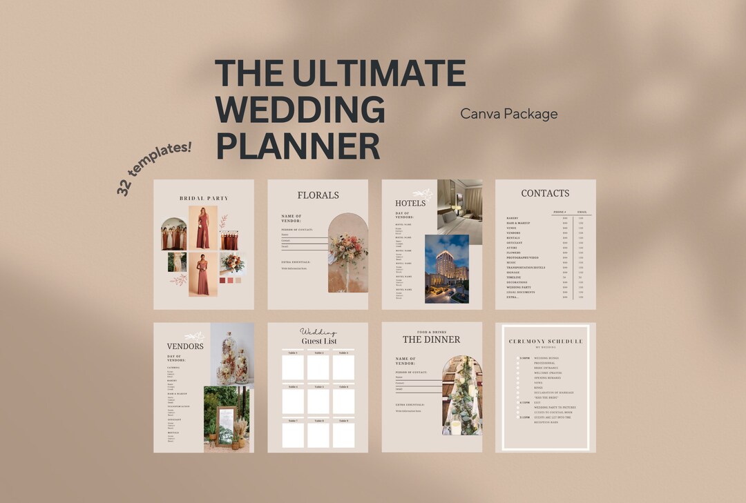 The Ultimate Wedding Planner - Etsy