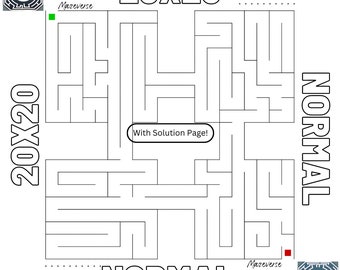 Amazing Fun Mazes for Kids: 77 Printable Mazes for Ages 4-8 - Instant PDF Download in Letter and A4 Sizes. Different Maze Styles> Easy-Level