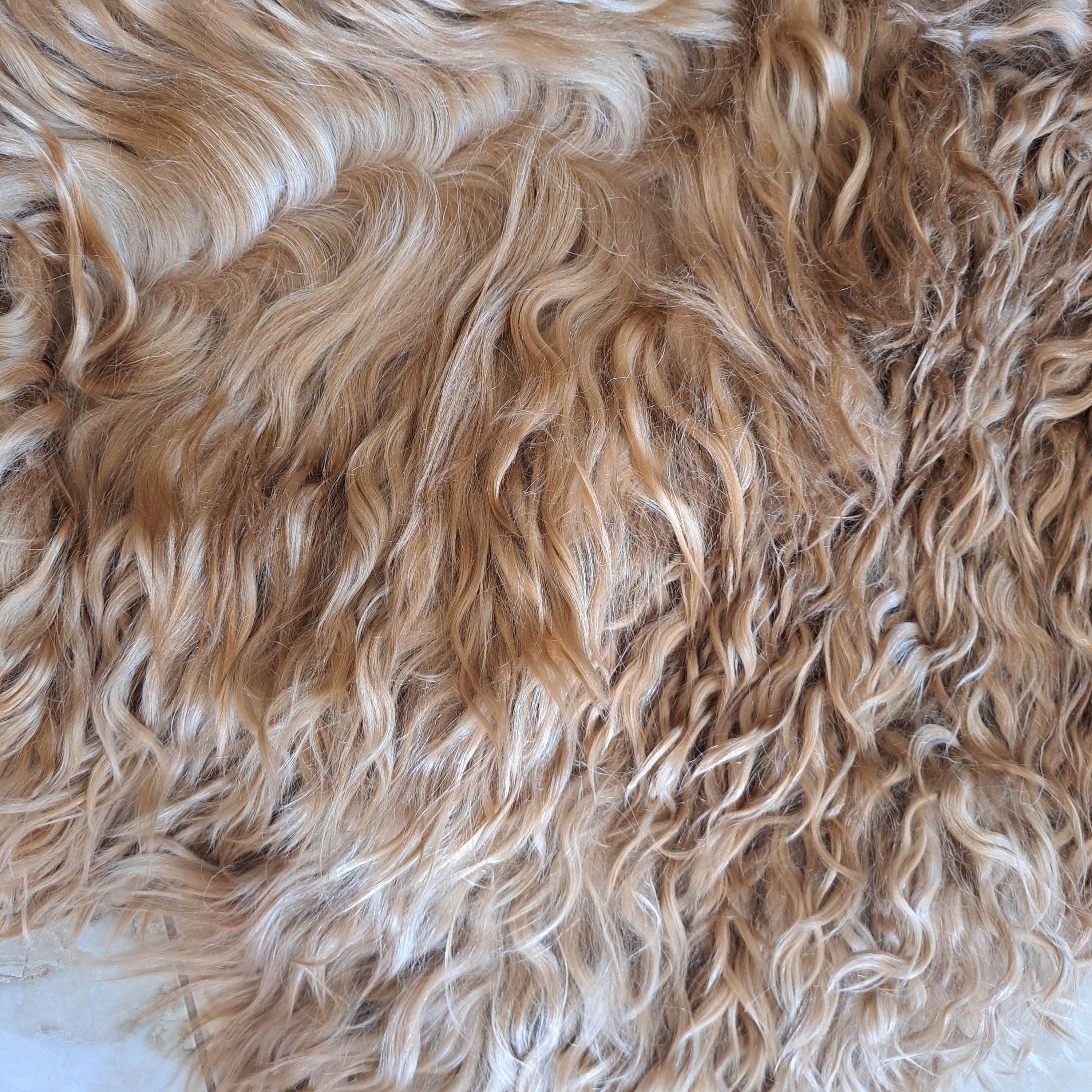 Dyed Goat Hair , Goat Hair on the Skin,natural Curls of Goats, for Handmade Dolls Hair,mohair ...