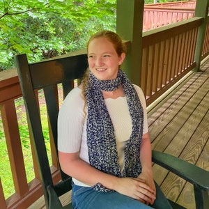 Beginner Crochet Scarf Pattern | Double Stranded Scarf | Simple Scarf | Crochet Pattern