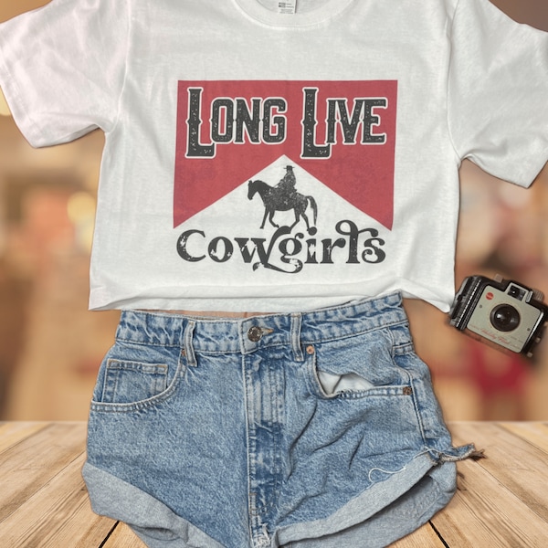 Long Live Cowgirls Cute Crop Top