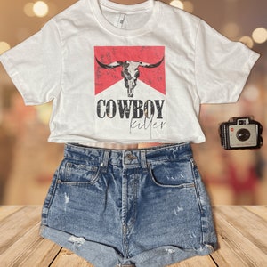 Cowboy Killer Western Cute Crop Top
