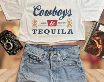 Ghostin' Cowboys Crop Top