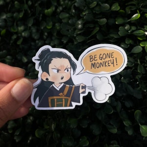 Ew Monkey | Anime | Glossy Vinyl Sticker