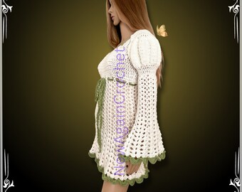 juliet dress crochet pattern free Been wanting to make this dress for years omg !! Pattern is vintage from  1969 and its called the Juliet dress <3 #fyp #crochetpattern  #vintagecrochet #1960sfashion #julietdress #1960s #1970s