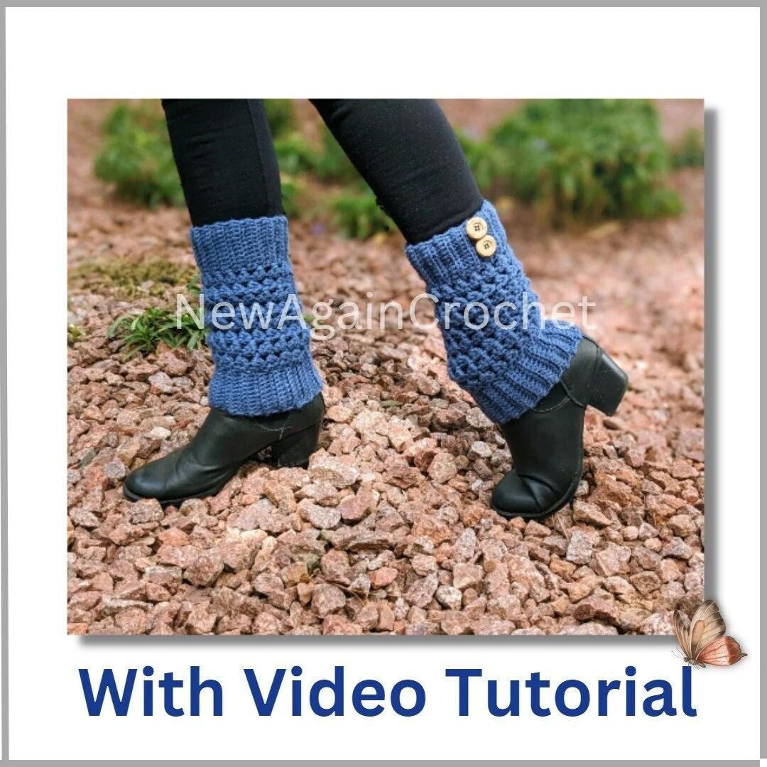 Crochet Leg Warmers PATTERN, Crochet Pattern Leg Warmers, PDF, Slouchy Leg  Warmers Pattern, Tall Leg Warmers Pattern, Easy Leg Warmers 