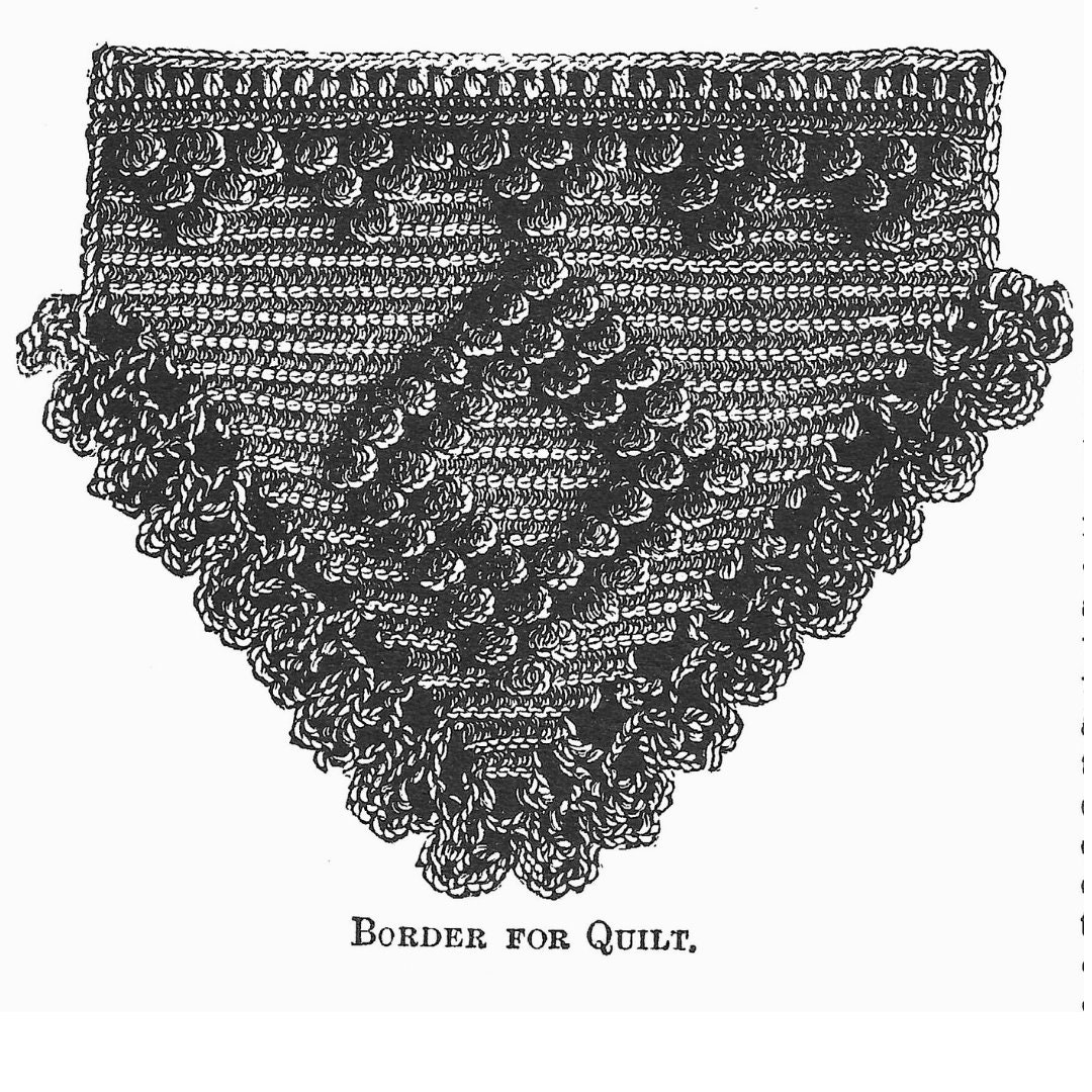 Two Vintage / Antique Crochet Patterns From the 1880s, A Square for a ...