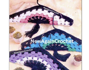 Vintage Crochet 1980s Hanger Cover Pattern With Video Tutorial