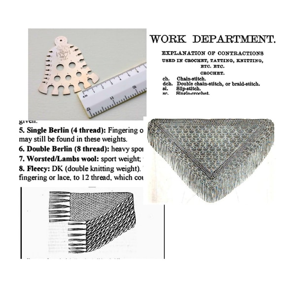 Antique Crochet Teaching Guide With Free Patterns and Video Tutorial Included