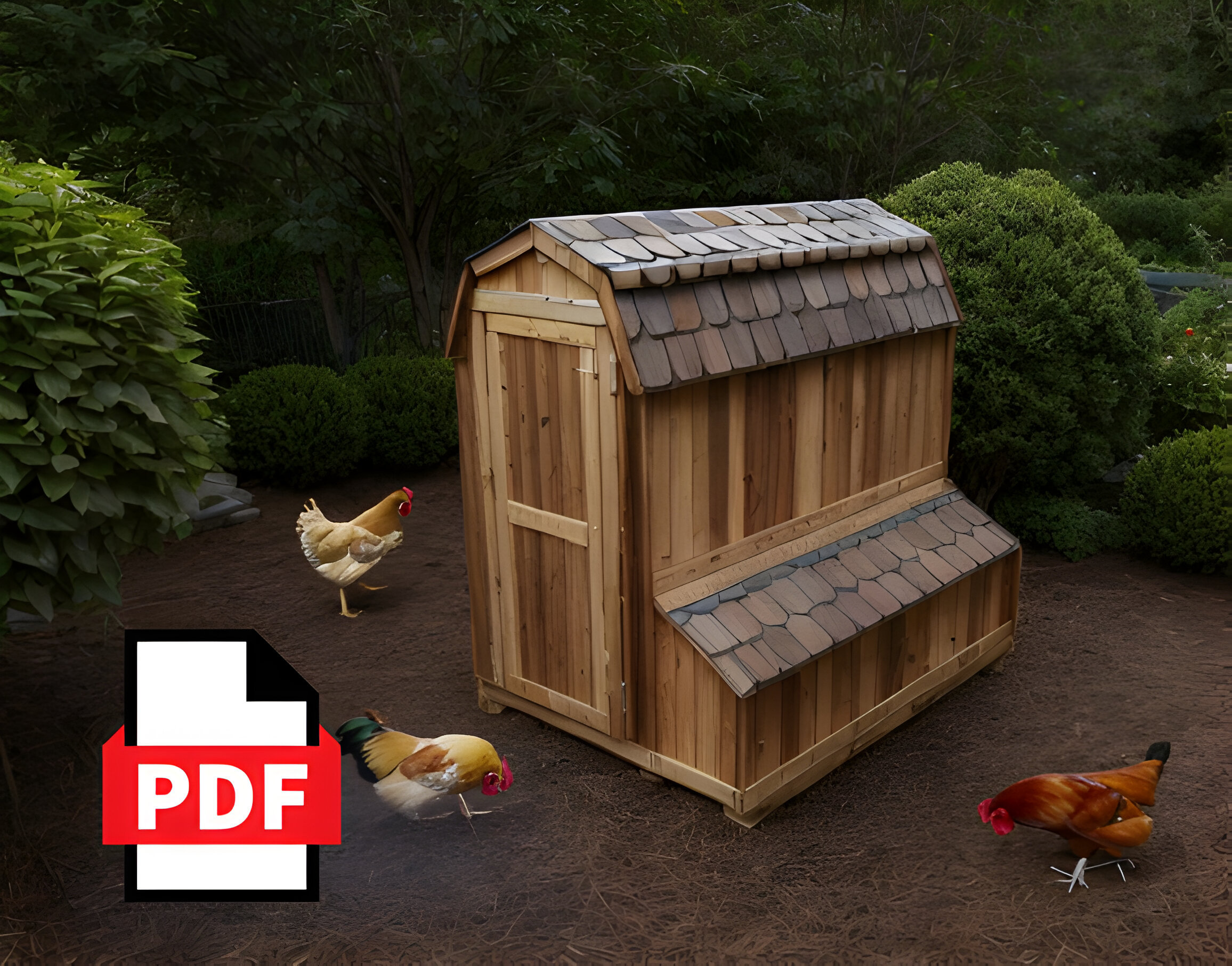 4x8 Chicken Coop Nesting Box Plan Chicken Coop Plans Chicken House PDF ...