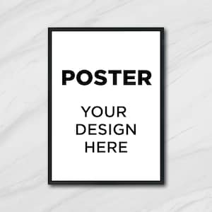 Custom Poster Printing - Custom Print Poster - Poster Printing - Personalized Poster - Movie Poster - Family Photo Poster - Wedding Poster
