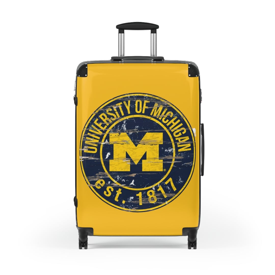 MICHIGAN WOLVERINES Suitcase Etsy