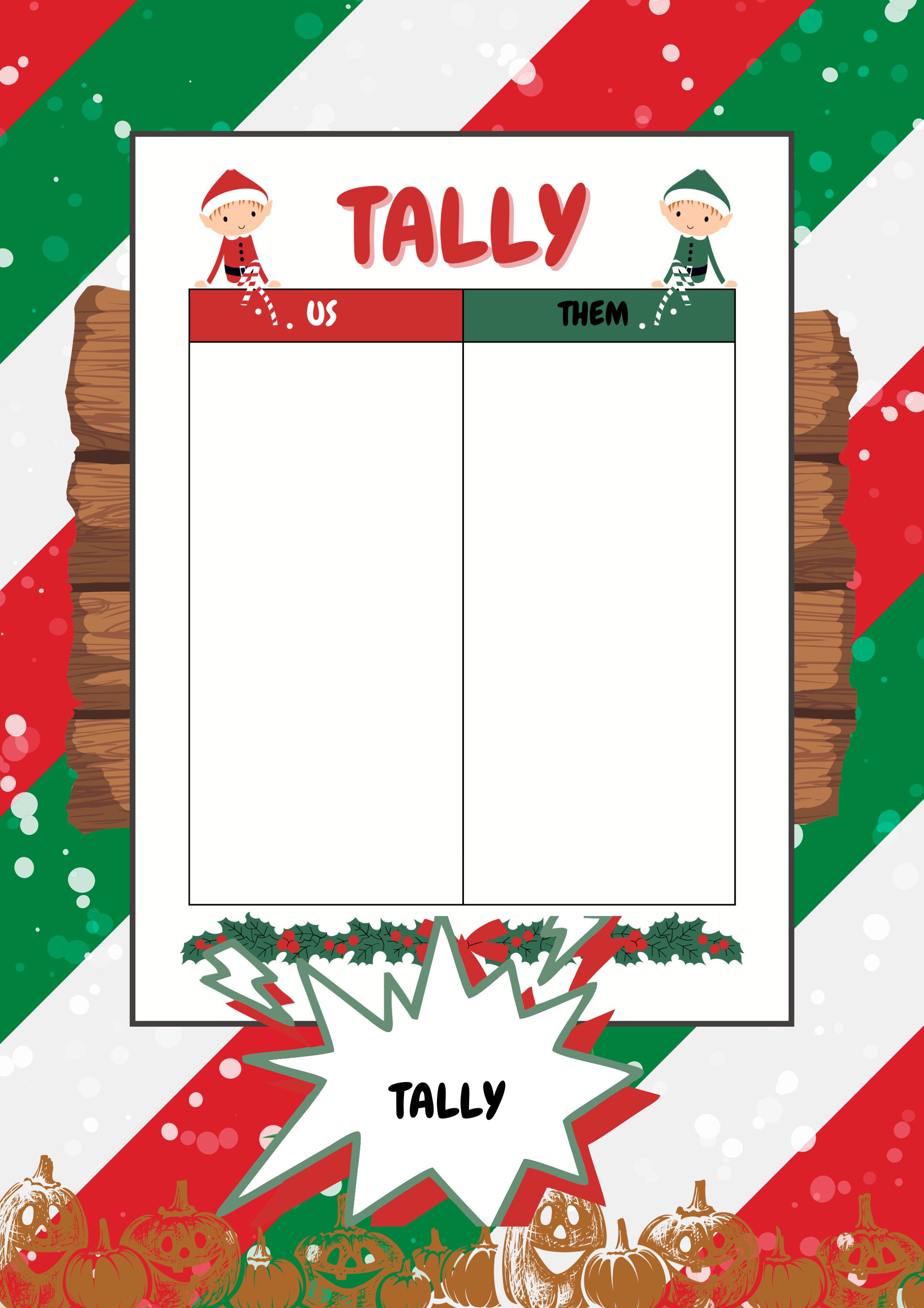 Christmas Bunco Printable Bundle, Winter Bundle, Bunco Themes, Bunco ...