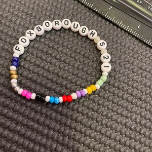 Custom Tour Date Bracelet 5 Pack