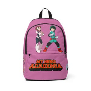 Sac à dos en tissu unisexe My Hero Academia, sac à dos anime, cartable, sac à dos de voyage, sac à dos mignon, cadeaux pour étudiants