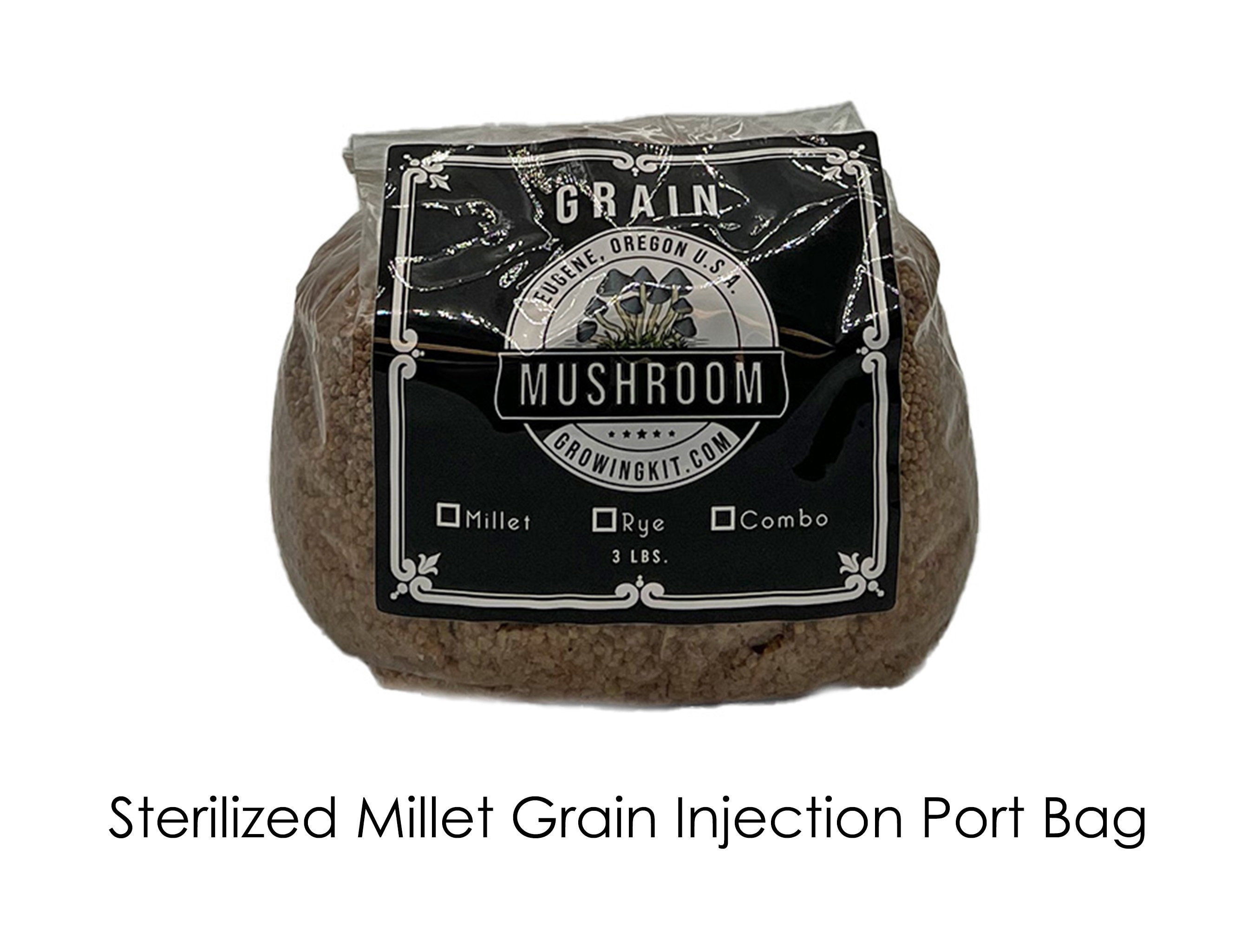 3lb Grain Spawn Bag Mycology Bags Sterilized Millet Spawn Bag With Injection Port Hydrated Grain