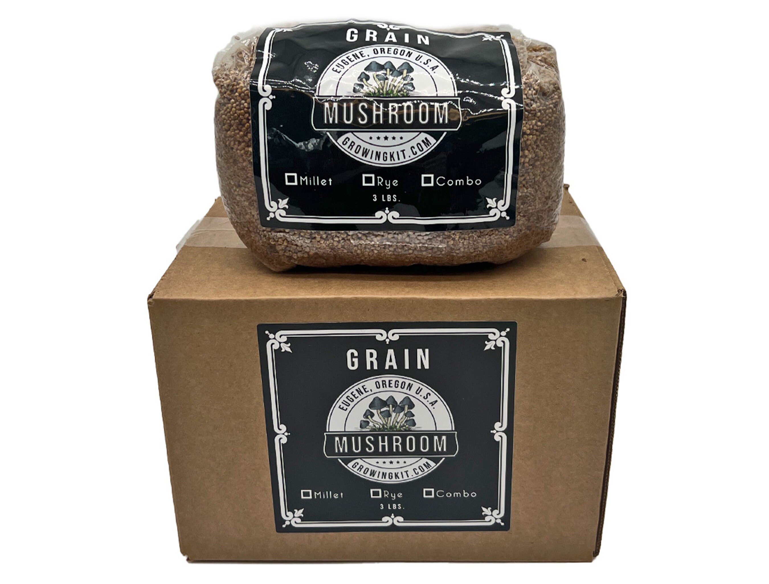 3lb Grain Spawn Bag Mycology Bags Sterilized Millet Spawn Bag With