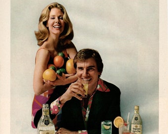 Vintage Seagram's Gin Print Ad