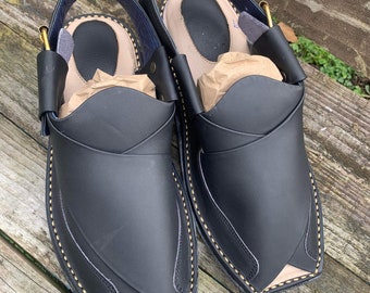 Handmade leather Peshawar zalmi chappal/sandal size uk6