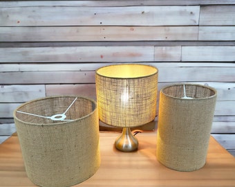 Natural hessian Lampshade handmade for ceiling shade , table and floor drum lampshade extra large size available.