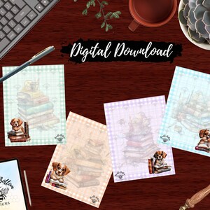 Puppy Readers Amerikaanse LTR-formaat briefpapierset