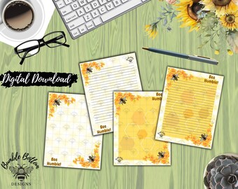 Bee Humble US Letter Size Stationery Set