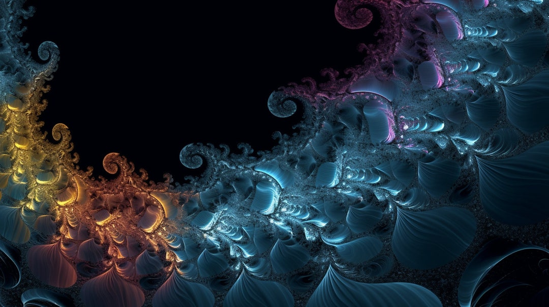 Fractal Background/screensaver 03 Digital Download Etsy
