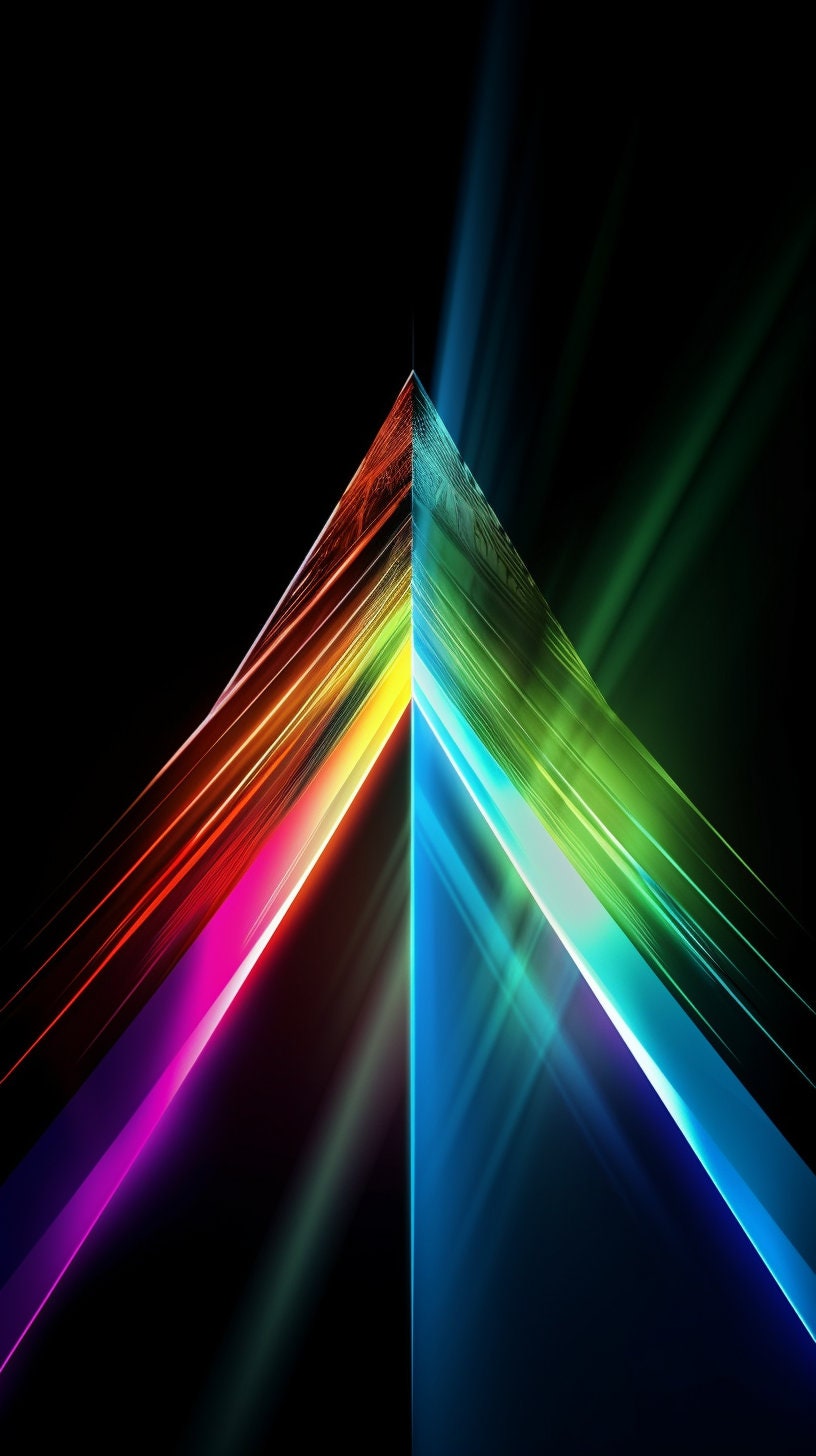 Abstract Prism Mobile Phone Wallpaper 187280 Vector Art at Vecteezy