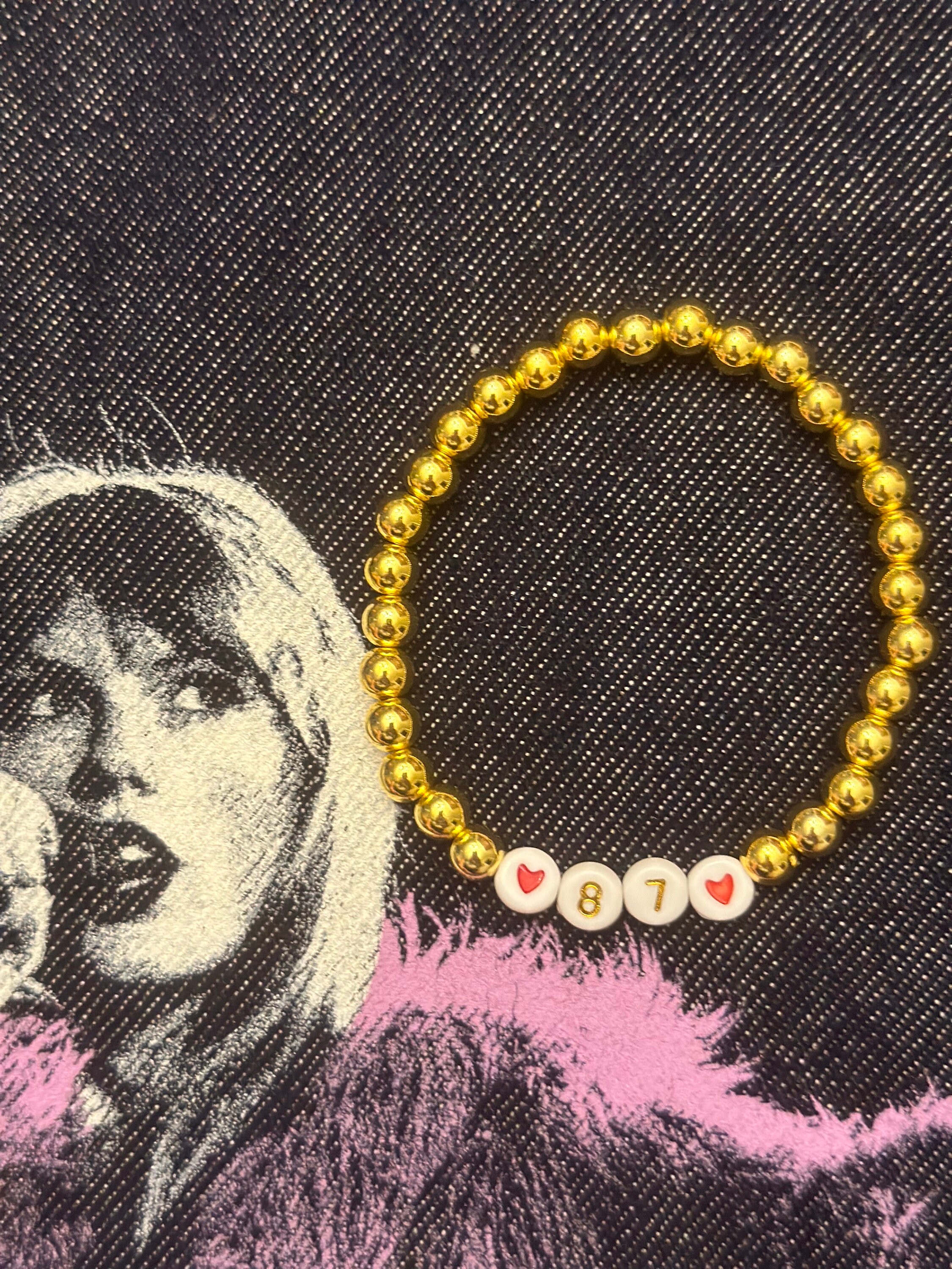 Guy On The Chiefs 87 Taylor Swift Bracelet | KC Chiefs