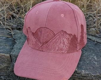 Sunset Hat, Burned Ball Cap, Cottagecore Accessories, Forest Gift, Nature Gift For Her, Gift For Camping Enthusiast, Gift For Traveler Woman