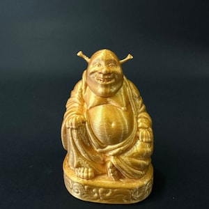 Shrek Boeddha | 3D geprint | Huis- en kantoordecoratie | Grappig cadeau